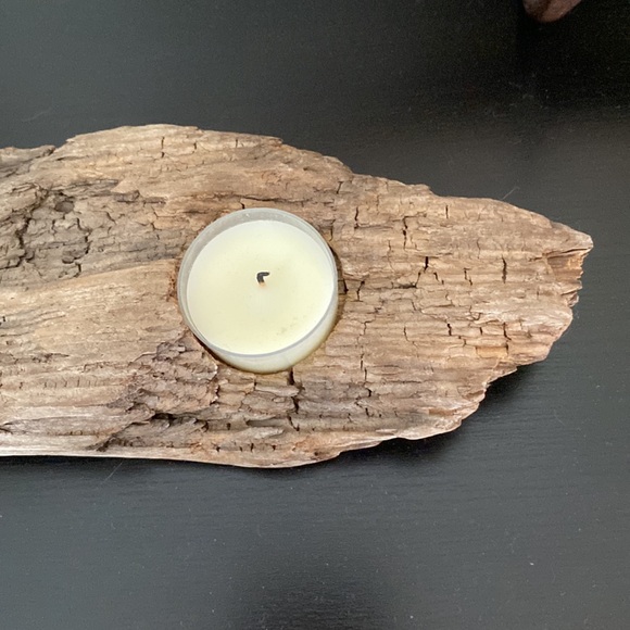 Driftwood candle holder tealight votive - Picture 3 of 6